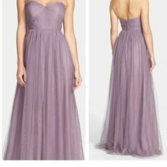 Jenny Yoo collection Annabelle bridesmaid convertible dress lilac size 0 - Picture 1 of 9